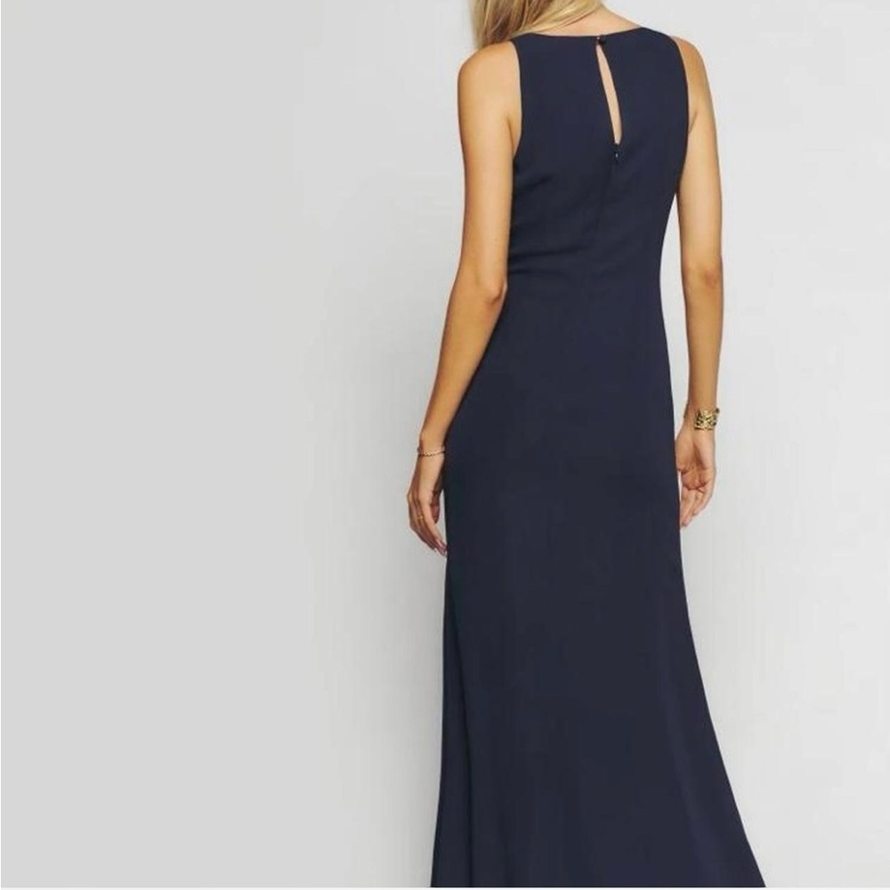 Reformation Navy Blue Maxi Dress - Picture 2 of 6